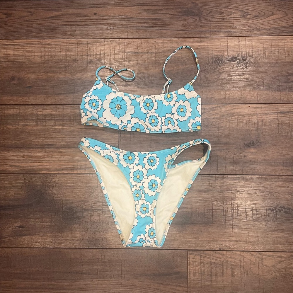 Triangl Mica Toco floral crop bikini set